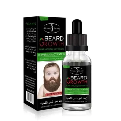 100% খাঁটি দাড়ি বৃদ্ধির তেল | Beard Oil (Made in England)